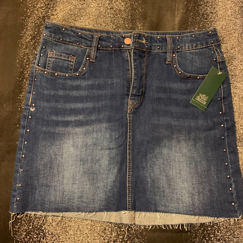 Denim skirt